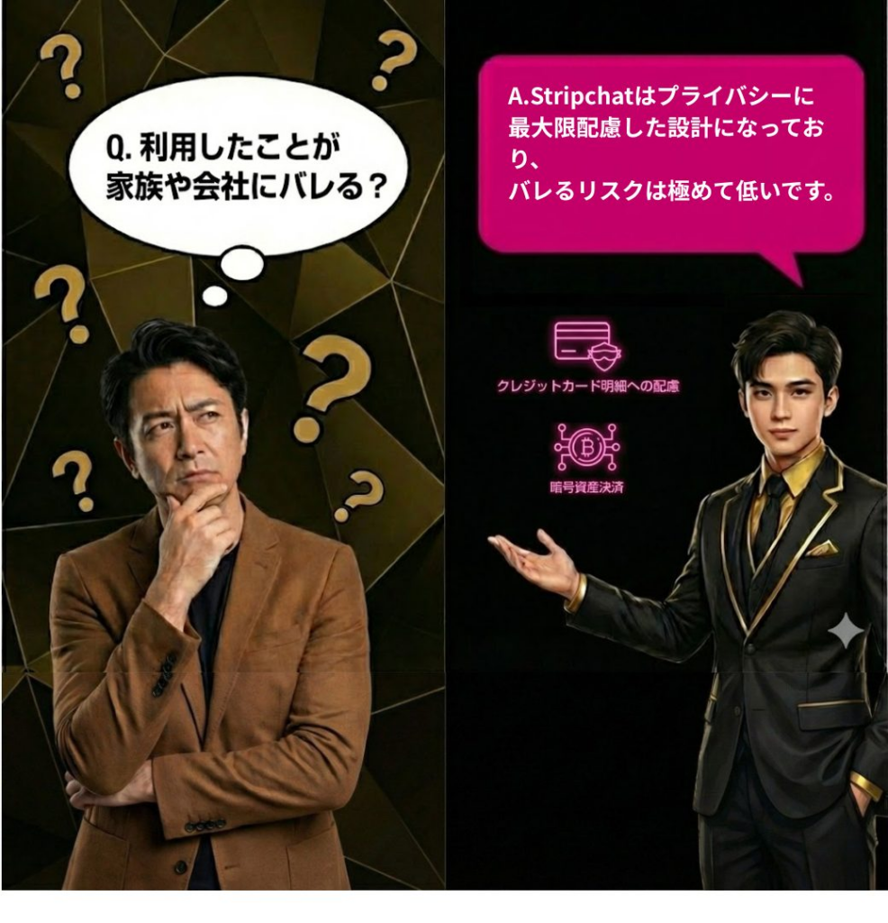 Q. 利用したことが家族や会社にバレる?