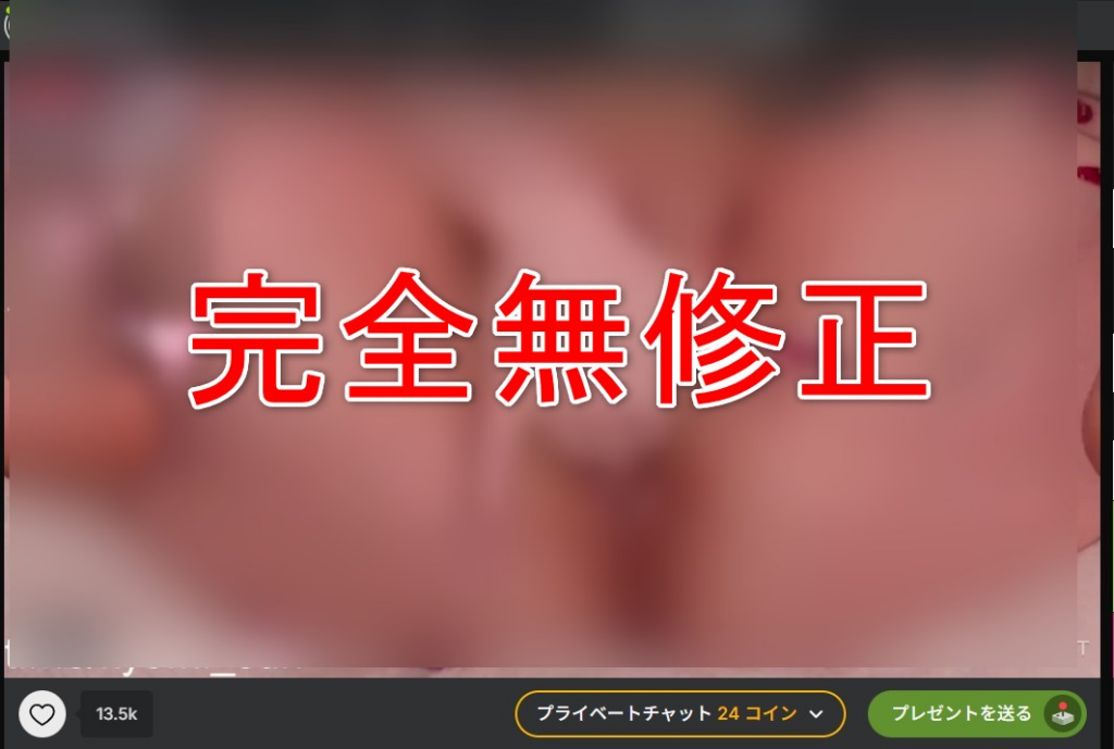 合法かつ無修正の配信を視聴できる